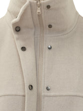 BRUNELLO CUCINELLI - Cropped Jacket with High Collar - White - LIDIASHOPPING® - Official Website