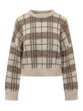 BRUNELLO CUCINELLI - Maglia a Quadri - Bianco - LIDIASHOPPING® - Official Website