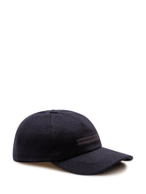 ZEGNA - Baseball Cap with Front Applique - Blue - LIDIASHOPPING® - Official Website
