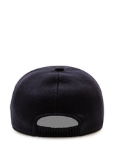 ZEGNA - Baseball Cap with Front Applique - Blue - LIDIASHOPPING® - Official Website