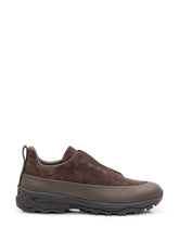 ZEGNA - Low Top Slip On Sneakers with Lug Sole - Brown - LIDIASHOPPING® - Official Website