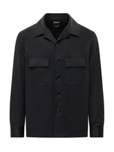 ZEGNA - Overshirt con Tasche Applicate - Nero - LIDIASHOPPING® - Official Website