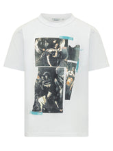 OFF-WHITE - Tape Mercy T-shirt with Collage Print - White - LIDIASHOPPING® - Official Website