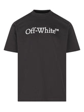 OFF-WHITE - T-shirt con Stampa Lettering Ampia - Nero - LIDIASHOPPING® - Official Website