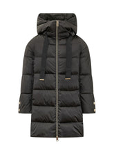 HERNO - Piumino Medio con Cappuccio - Nero - LIDIASHOPPING® - Official Website