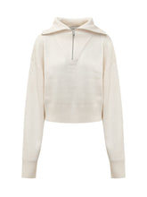 COPERNI - Maglia Corta con Collo Alto e Zip - Bianco - LIDIASHOPPING® - Official Website