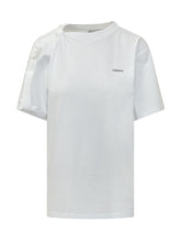 COPERNI - T-shirt with Shoulder Knot - White - LIDIASHOPPING® - Official Website