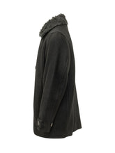 OUR LEGACY - Peacoat Wage Doppiopetto con Collo Voluminoso - Nero - LIDIASHOPPING® - Official Website