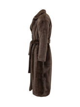 HERNO - Long Belted Coat - Brown - LIDIASHOPPING® - Official Website