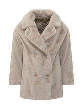 HERNO - Short Double Breasted Coat with Lapels - Beige - LIDIASHOPPING® - Official Website