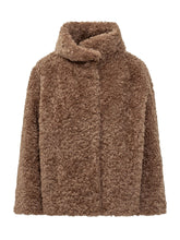 HERNO - Cappotto Corto con Collo Avvolgente - Marrone - LIDIASHOPPING® - Official Website