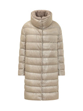 HERNO - Piumino Lungo con Collo Alto - Beige - LIDIASHOPPING® - Official Website