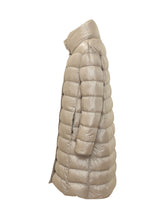 HERNO - Piumino Lungo con Collo Alto - Beige - LIDIASHOPPING® - Official Website