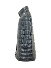 HERNO - Piumino Lungo con Collo Alto - Blu - LIDIASHOPPING® - Official Website