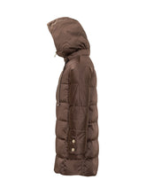 HERNO - Flared Hooded Puffer Jacket - Brown - LIDIASHOPPING® - Official Website