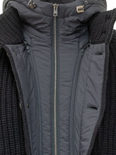 HERNO - Knit Jacket with Hood - Blue - LIDIASHOPPING® - Official Website