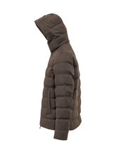 HERNO - Piumino con Cappuccio - Marrone - LIDIASHOPPING® - Official Website