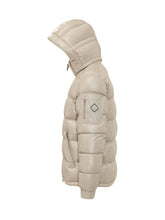 HERNO - Piumino Lucido con Cappuccio - Beige - LIDIASHOPPING® - Official Website