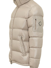 HERNO - Piumino Lucido con Cappuccio - Beige - LIDIASHOPPING® - Official Website