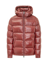 HERNO - Puffer Jacket with Hood and Zip - Red - LIDIASHOPPING® - Official Website