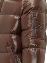 HERNO - Puffer Jacket with Hood and Zip - Brown - LIDIASHOPPING® - Official Website