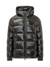 HERNO - Piumino Lucido con Cappuccio - Nero - LIDIASHOPPING® - Official Website
