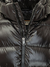 HERNO - Piumino Lucido con Cappuccio - Nero - LIDIASHOPPING® - Official Website