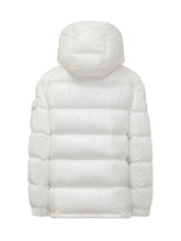 MONCLER - Maire Puffer Jacket with Hood - White - LIDIASHOPPING® - Official Website