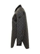 MONCLER - Quilted Shirt with Collar - Black - LIDIASHOPPING® - Official Website