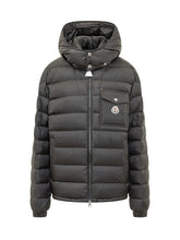 MONCLER - Piumino Verith con Cappuccio e Tasca - Nero - LIDIASHOPPING® - Official Website
