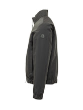 MONCLER - Giacca Luserna con Collo Alto - Nero - LIDIASHOPPING® - Official Website