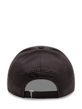 MONCLER - Cappello Baseball con Logo - Nero - LIDIASHOPPING® - Official Website