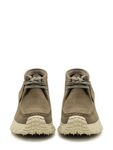 MONCLER - Stivaletti Trailgrip Stringati con Suola Carrarmato - Verde - LIDIASHOPPING® - Official Website