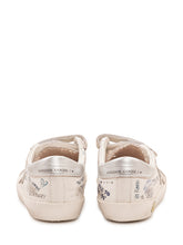 GOLDEN GOOSE KIDS - Old School Sneaker con Doppio Strap - Bianco - LIDIASHOPPING® - Official Website