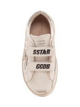 GOLDEN GOOSE KIDS - Old School Sneaker con Doppio Strap - Bianco - LIDIASHOPPING® - Official Website
