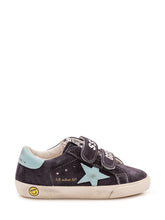 GOLDEN GOOSE KIDS - Old School Sneaker con Doppio Strap - Blu - LIDIASHOPPING® - Official Website
