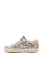 GOLDEN GOOSE KIDS - Super Star Sneaker con Glitter - Argento - LIDIASHOPPING® - Official Website