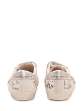 GOLDEN GOOSE KIDS - Old School Sneaker con Scritte Decorative - Bianco - LIDIASHOPPING® - Official Website