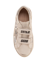 GOLDEN GOOSE KIDS - Old School Sneaker con Scritte Decorative - Bianco - LIDIASHOPPING® - Official Website