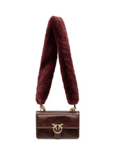 PINKO - Borsa Love One Mini con Catena - Rosso - LIDIASHOPPING® - Official Website