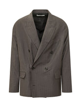 OUR LEGACY - Halt Double Breasted Blazer - Grey - LIDIASHOPPING® - Official Website
