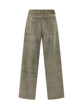 OUR LEGACY - Pantaloni Vast Cut a Coste - Verde - LIDIASHOPPING® - Official Website