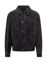 BOSS - Giacca in Suede con Bottoni - Nero - LIDIASHOPPING® - Official Website
