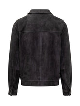 BOSS - Giacca in Suede con Bottoni - Nero - LIDIASHOPPING® - Official Website