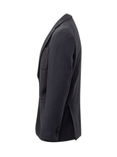 BOSS - Blazer Monopetto con Tasche Applicate - Blu - LIDIASHOPPING® - Official Website