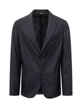BOSS - Blazer Monopetto con Revers Classici - Blu - LIDIASHOPPING® - Official Website