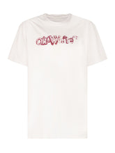 OFF-WHITE KIDS - T-shirt con Logo Effetto Distorto - Bianco - LIDIASHOPPING® - Official Website
