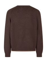 ADIDAS ORIGINALS - Maglione Girocollo con Bande sulle Maniche - Marrone - LIDIASHOPPING® - Official Website