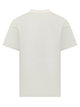 BURBERRY - T-shirt Seth a Maniche Corte - Bianco - LIDIASHOPPING® - Official Website