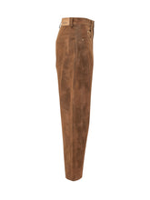 MARANT ÉTOILE - Pantaloni Belky a Gamba Ampia - Marrone - LIDIASHOPPING® - Official Website